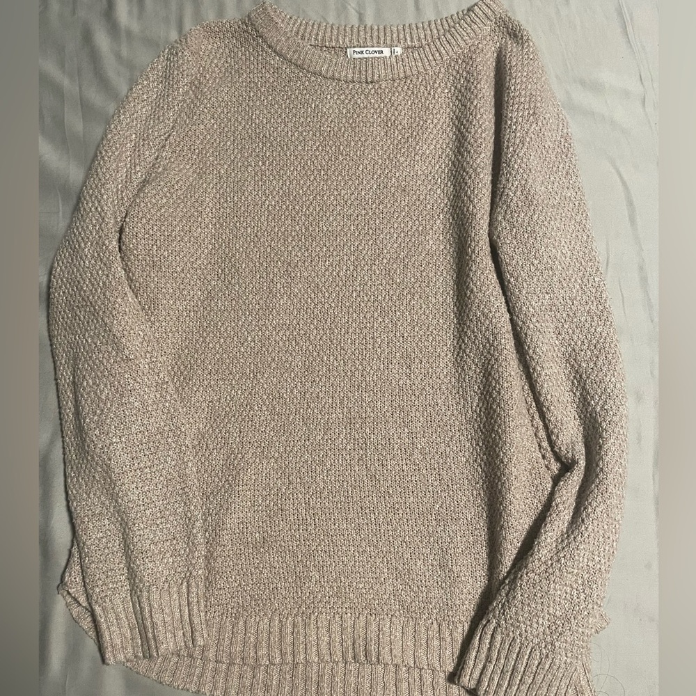 Pink Clover Sweater